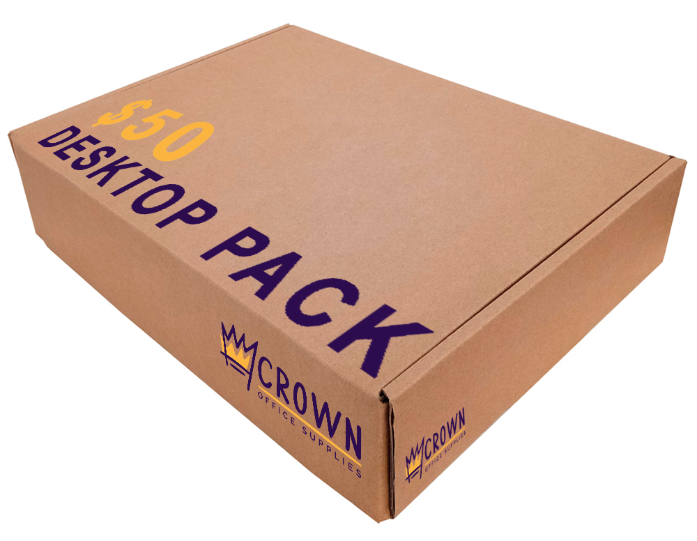  50 Desktop Pack Crown Office Supplies