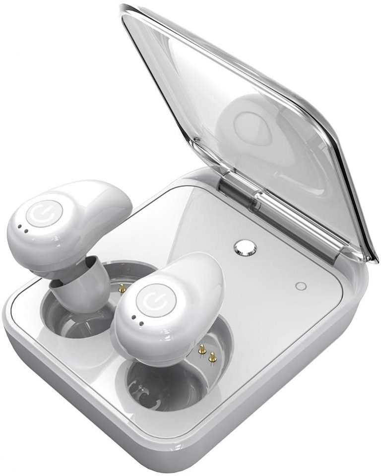 Wireless Earbuds for Android and iPhone Black Crown Office Supplies