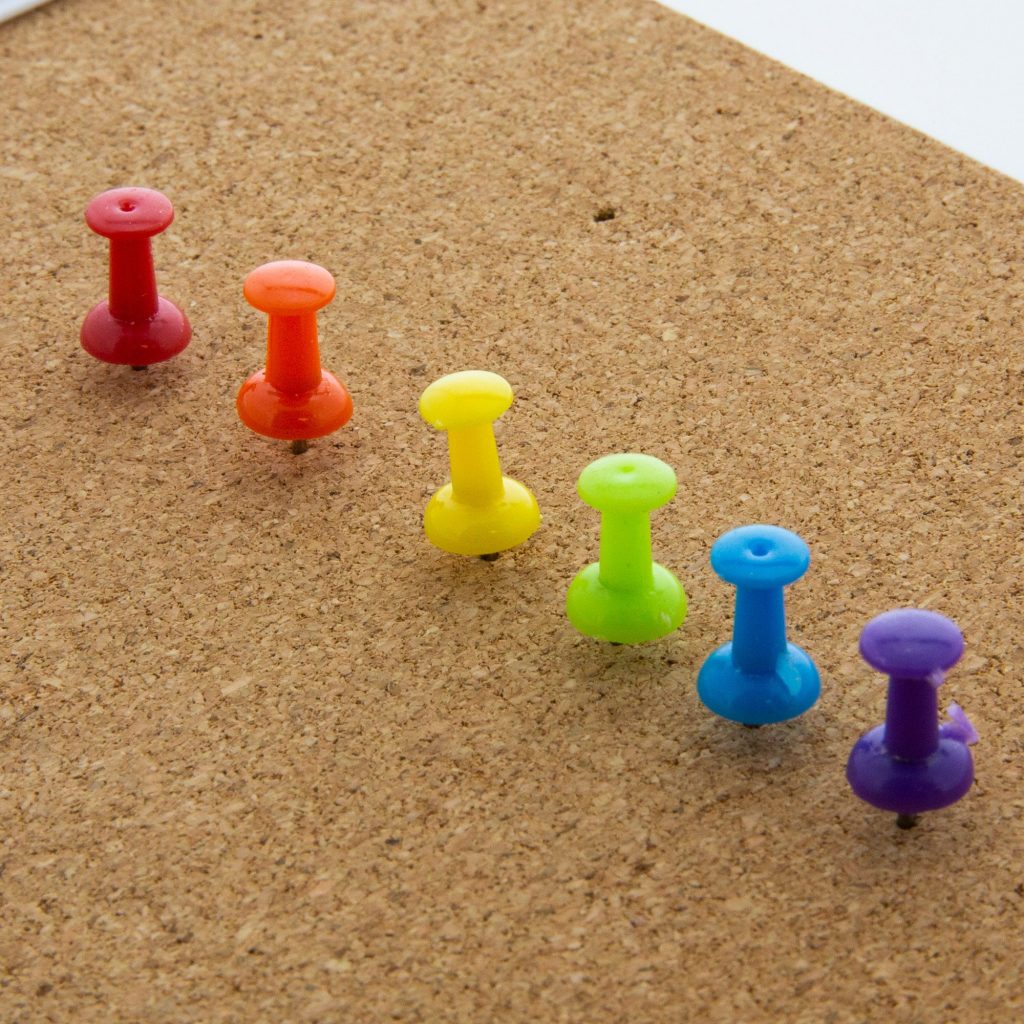 thumbnail image 2 of Jumbo Push Pins Assorted Colors – 3 Sets Of 25 For Office Boards, 75 Total 2 of 3