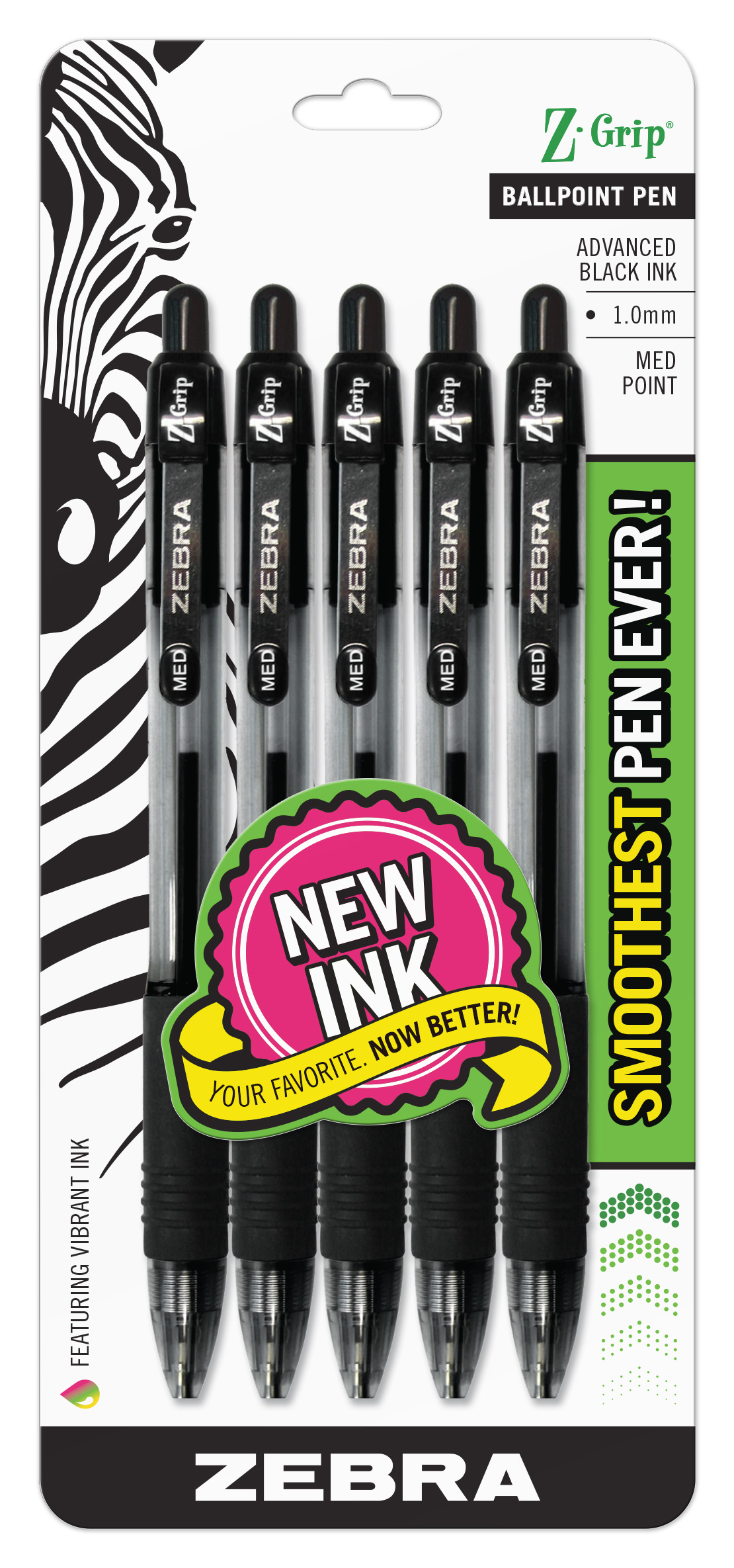 Paper Mate InkJoy 50ST Medium 1 mm Black Ink/Clear Barrel Stick Ballpoint  Pen -- 12 per case