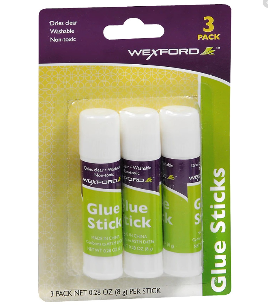 Glue Sticks for School, Home, Office, & Crafts