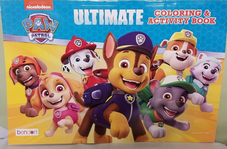 Paw Patrol Giant Ultimate Coloring &amp; Activity Book Nickelodeon – Crown