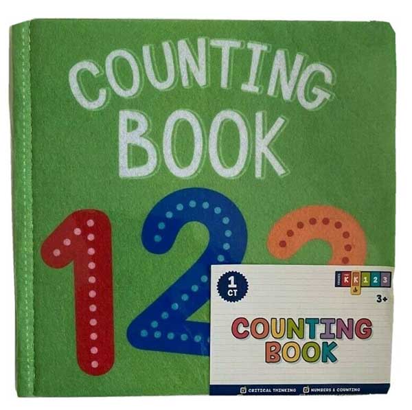 Children's Felt Counting Book for Pre-K - Crown Office Supplies