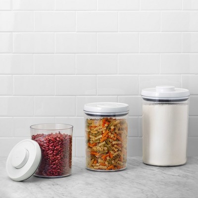 OXO POP 3pc Airtight Round Canister Set - Crown Office Supplies