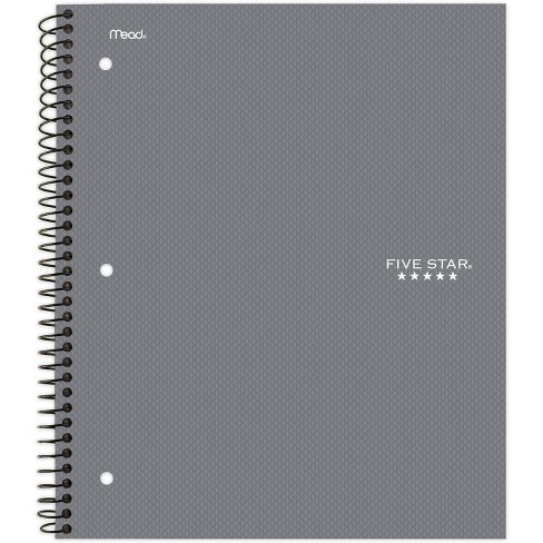 Five Star 1 Subject C/R 220pg Plus Tabs - Assorted Color - Crown Office ...