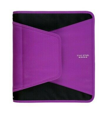 Five Star 1 1/2" Ring Zipper Binder - Assorted Colors