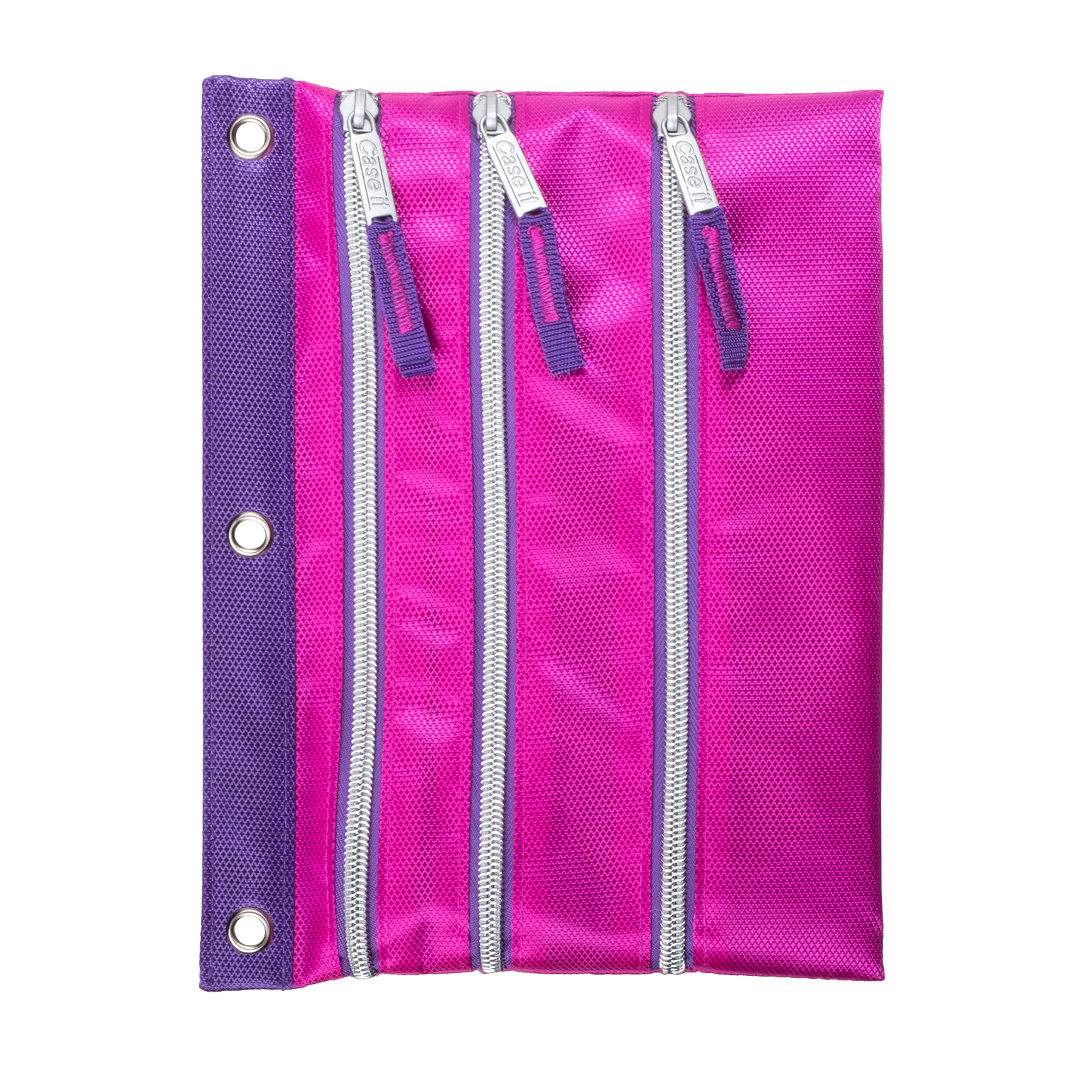 Case It Pencil Pouch - THE TRI-ZIP - Assorted Colors - Crown Office ...
