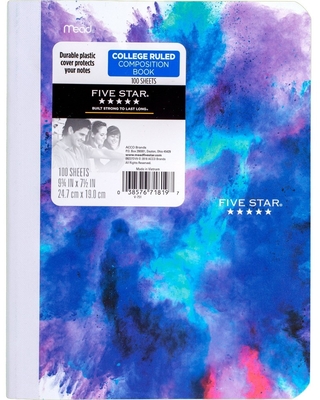 Five Star Wide-Ruled Composition Book (Assorted) - Crown Office Supplies