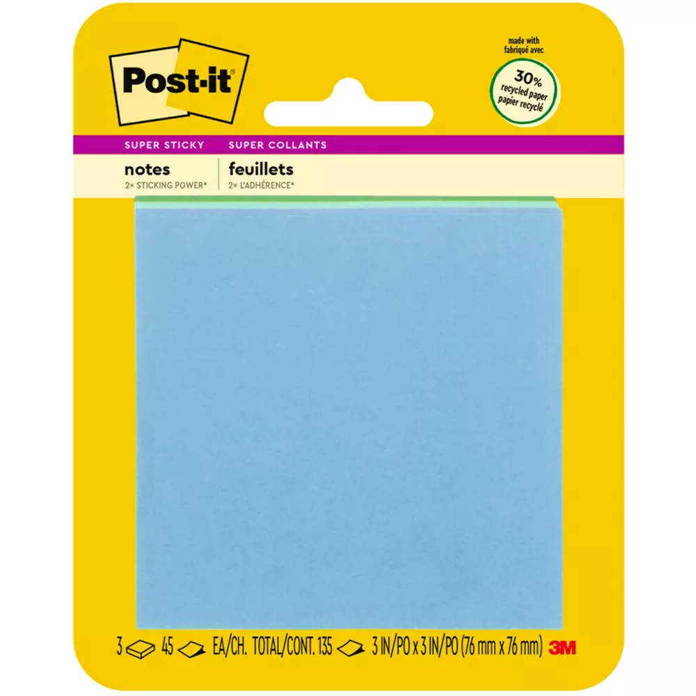 Post-it Notes Oasis 3pk