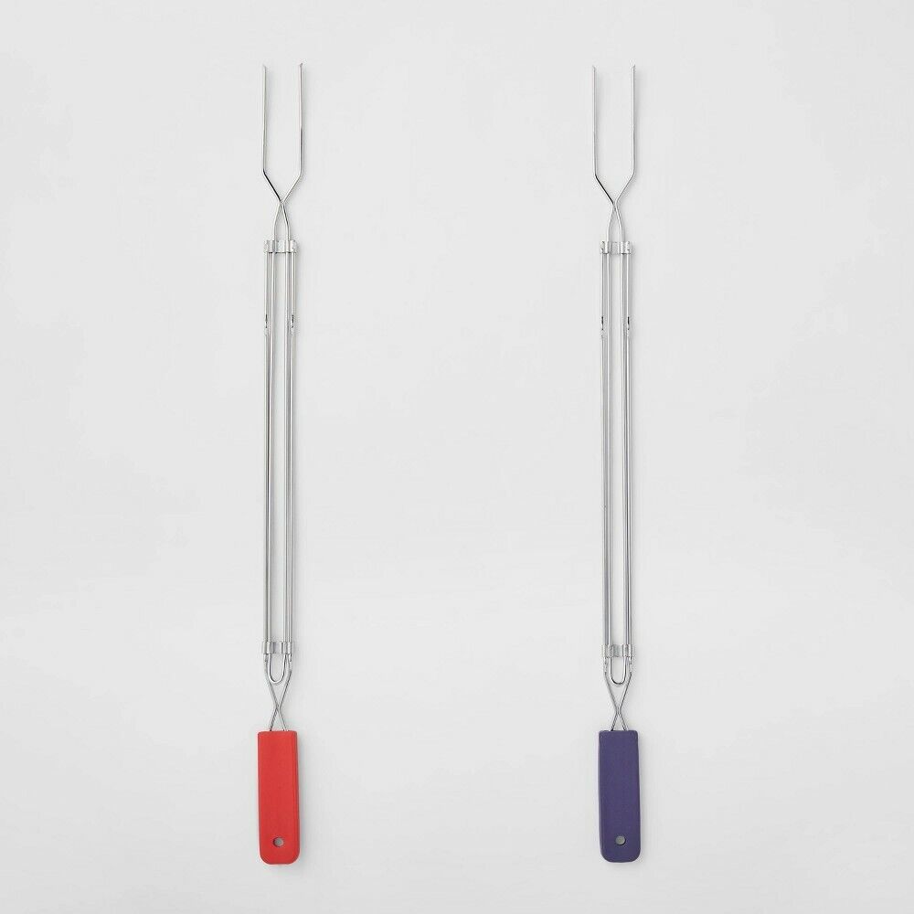 2pk Stainless Steel Extension Forks - Room Essentials
