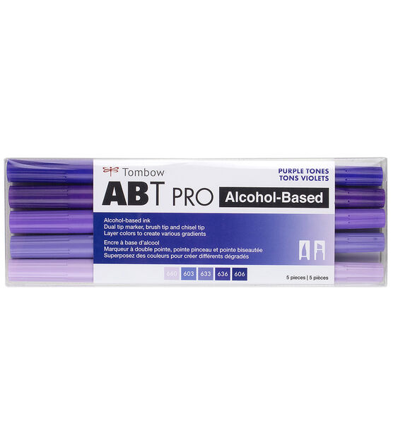 Tombow Abt Pro Purple Tones Set 5pc