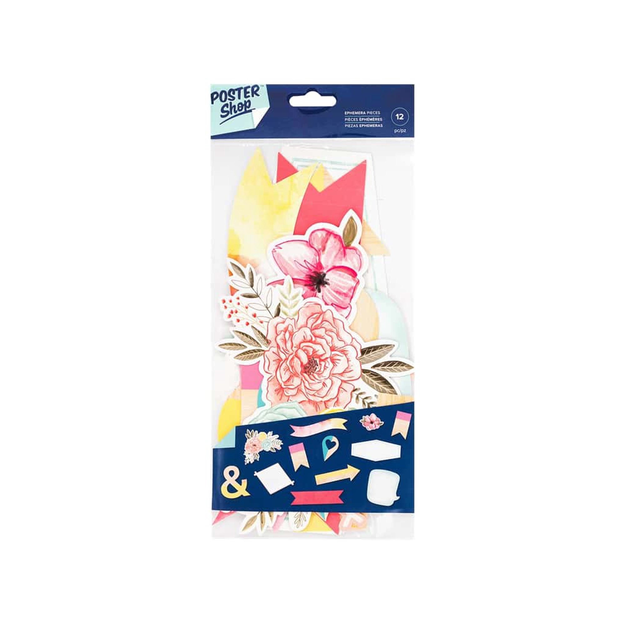 American Crafts Collection Poster Shop Ephemera Floral 1