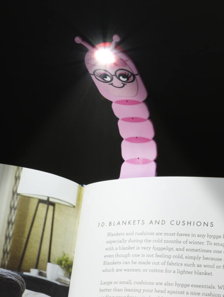 Bookworm Flexilight Pink - LED Leselampe Buchleuchte - Image 2