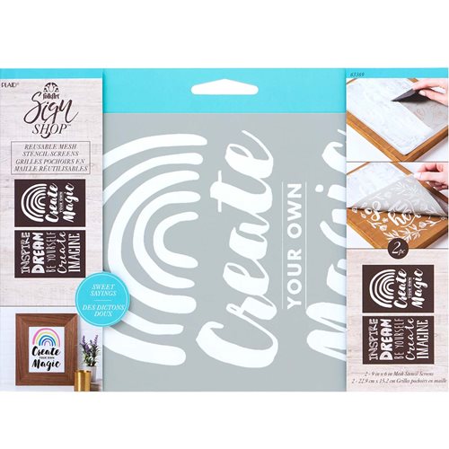FolkArt ® Sign Shop™ Mesh Stencil - Create Magic