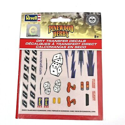 PineWood Derby Assorted Dry Transfer Decals