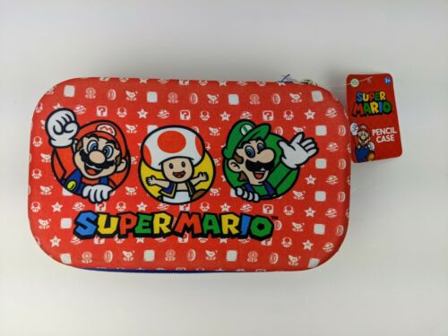 Nintendo Super Mario Bros Zippered Pencil Case