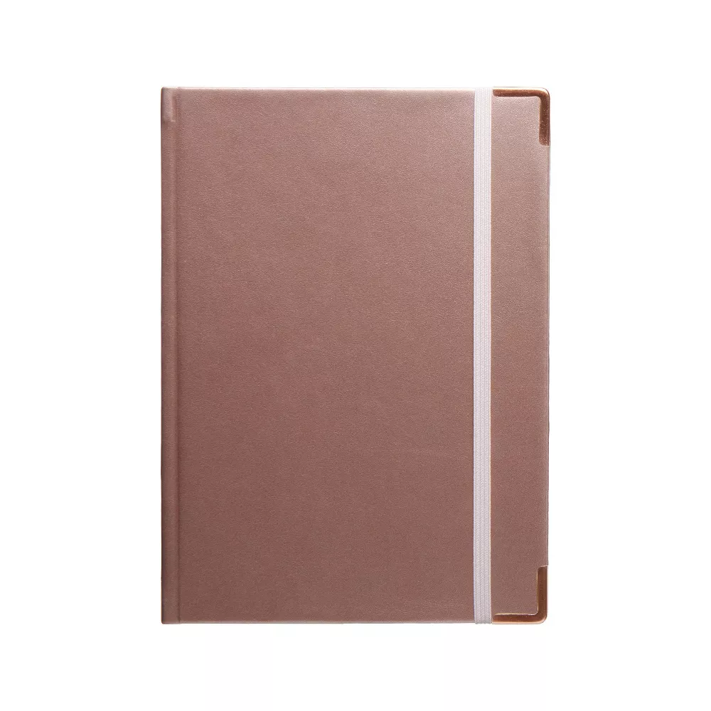 Guided Journal Casebound Vegan Leather Blush - russell+hazel