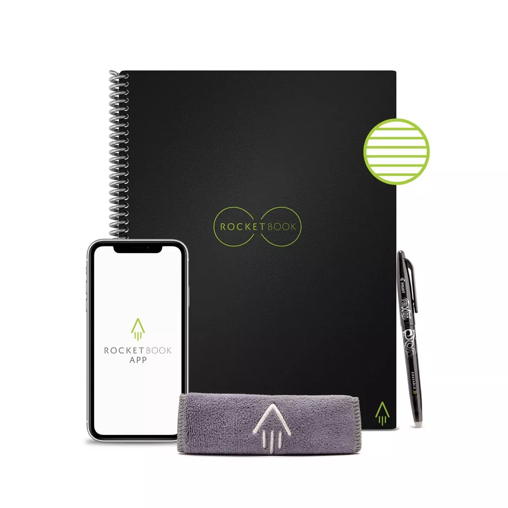 Core Smart Spiral Reusable Notebook - Rocketbook