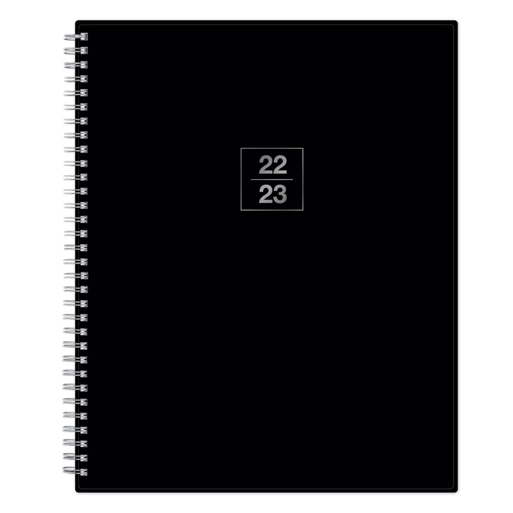 2022-23 Academic Planner Weekly/Monthly Webster/Solid Black