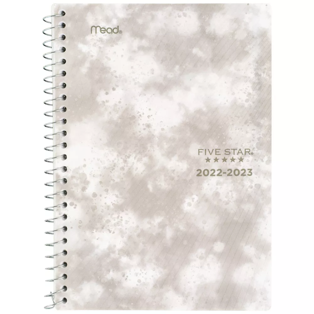 2022-23 Academic Active Planner Weekly/Monthly White - Five Star Assorted