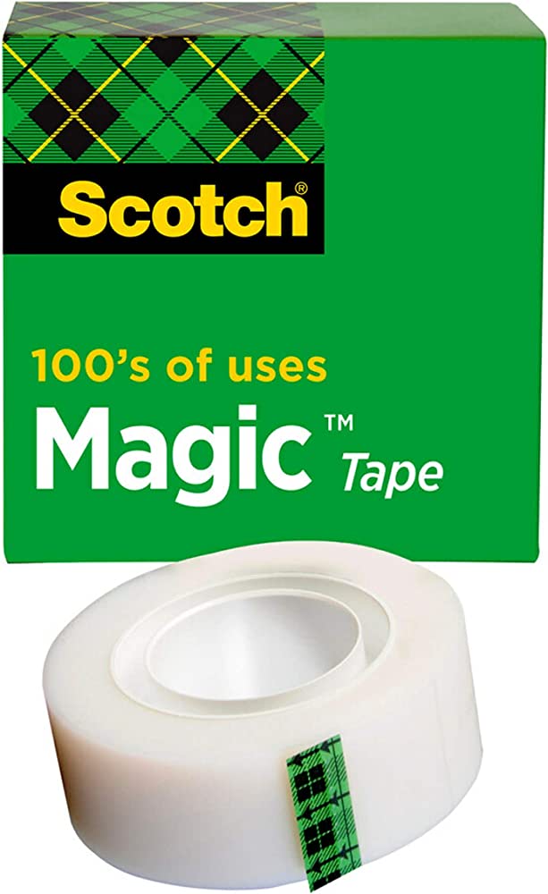 Scotch Magic Tape 3/4 inch x 1000 inch 1 inch Core Clear