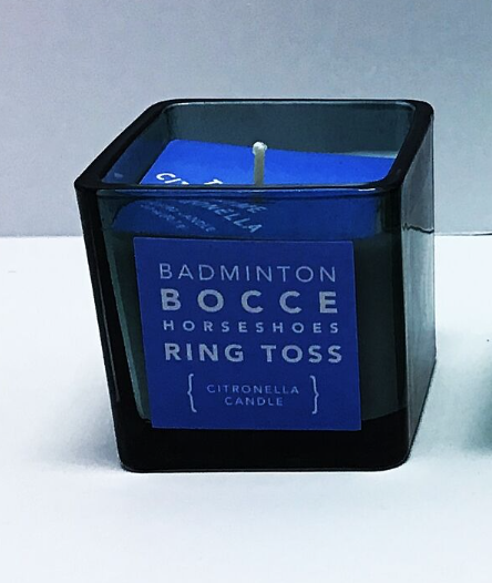 Thyme Citronella Scented Candle Badminton Bocce