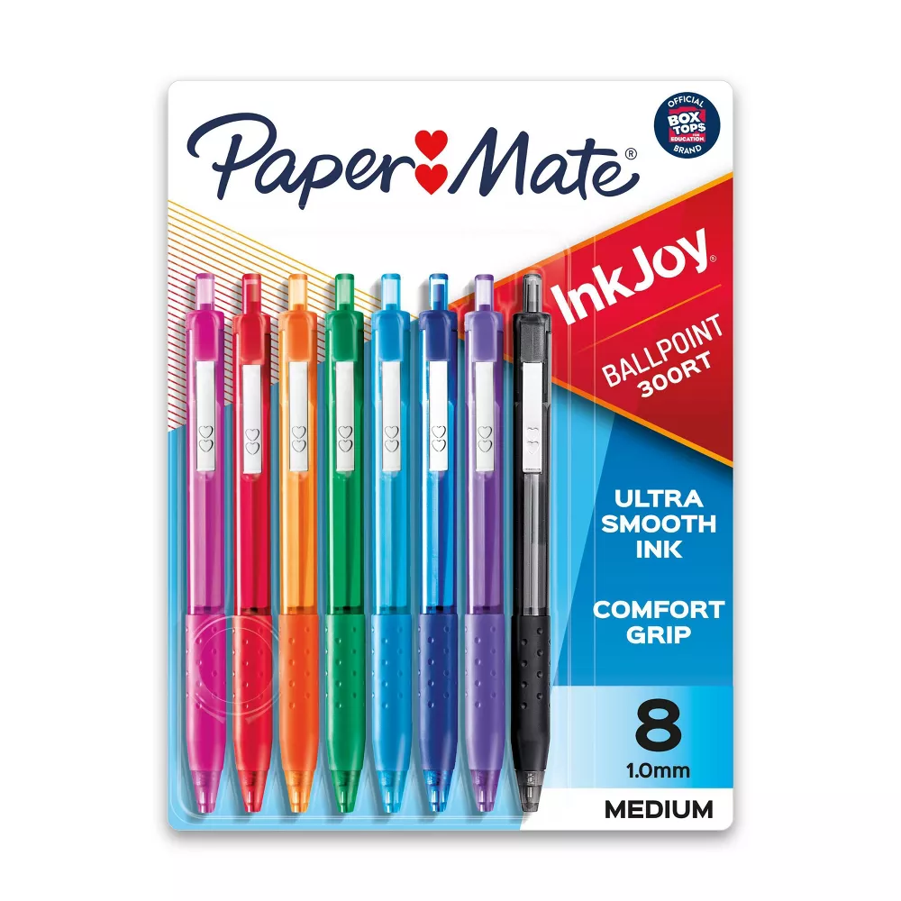 Paper Mate InkJoy 100ST Ballpoint Pens, Medium Point (1.0mm)