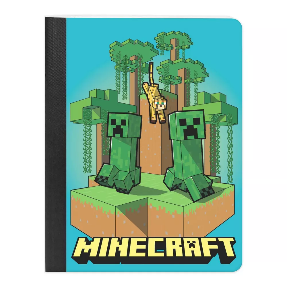 Minecraft Composition Notebook Wide Ruled
