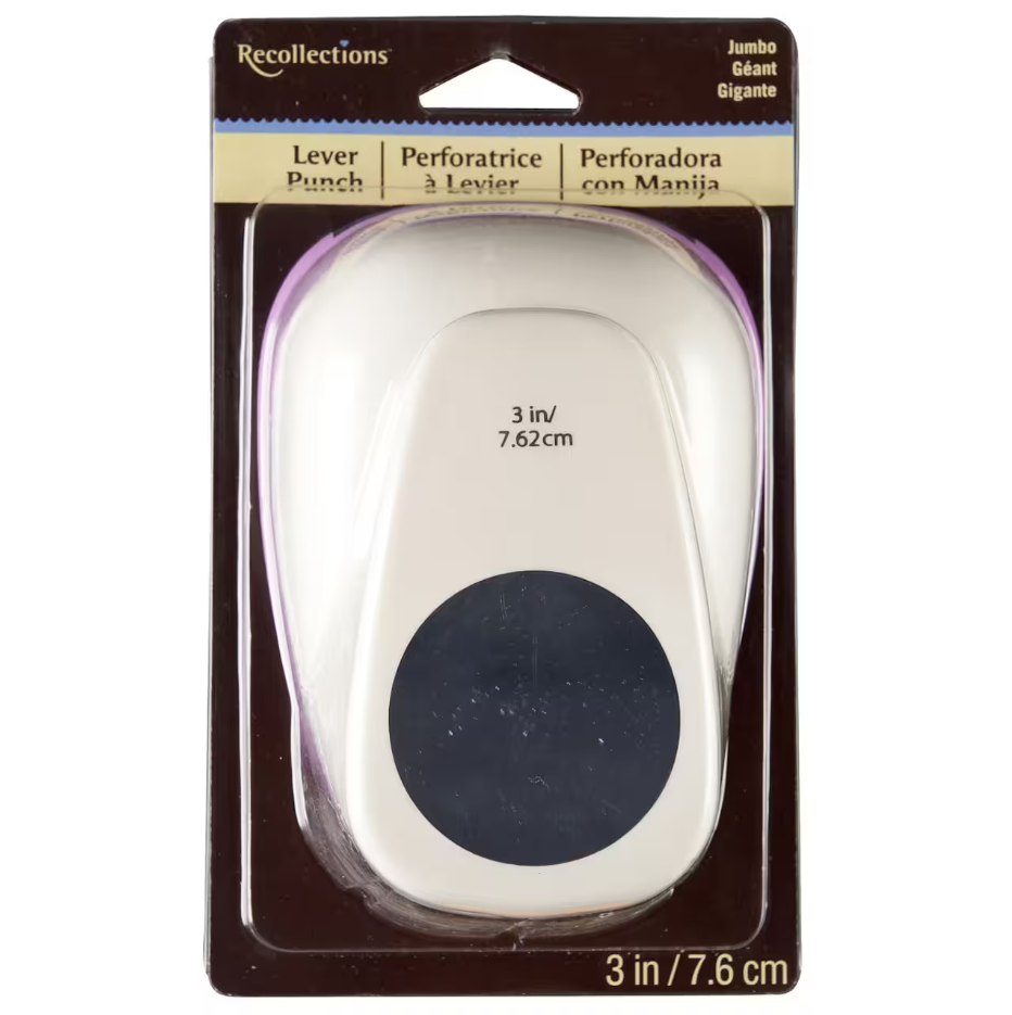 Recollections - Circle Lever Punch - 3 in
