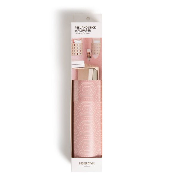U Brands - Locker Wallpaper - Neutral Boho Pink