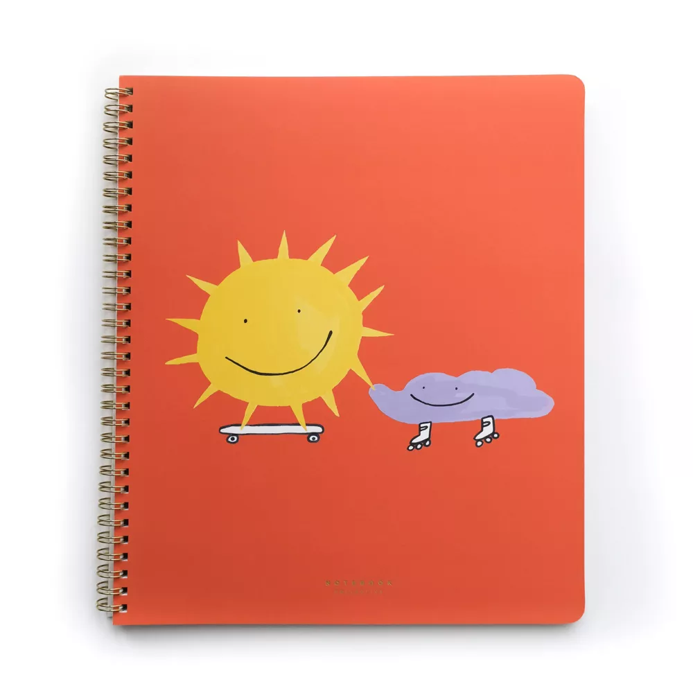 Line Modern – College Ruled Spiral Notebook – No Bad Days