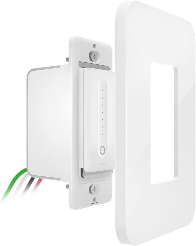 WeMo Dimmer Wifi Light Switch, Works with Alexa, the Google Assistant