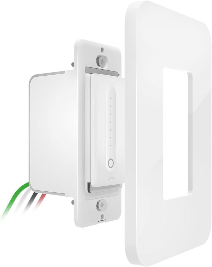 WeMo Dimmer Wifi Light Switch, Works with Alexa, the Google Assistant