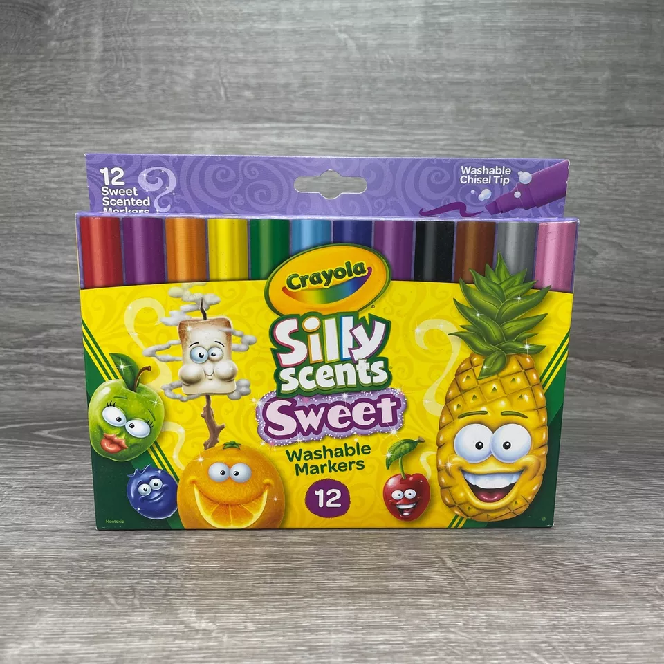 Crayola Silly Scents - Sweet 12 Washable Markers