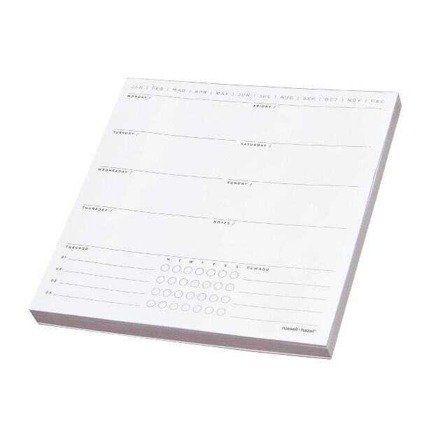 Russell + Hazel 7" Square Weekly Planning Planner