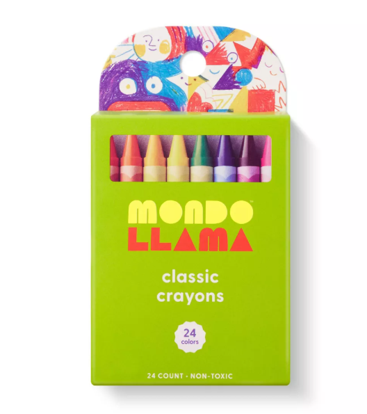 24ct Crayons Classic Colors - Mondo Llama