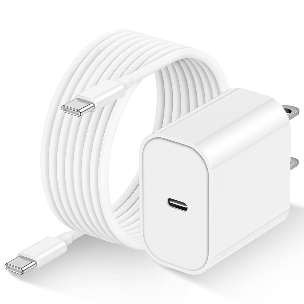 Usb-C 20 W Power Adapter & Type C to Type C Cable