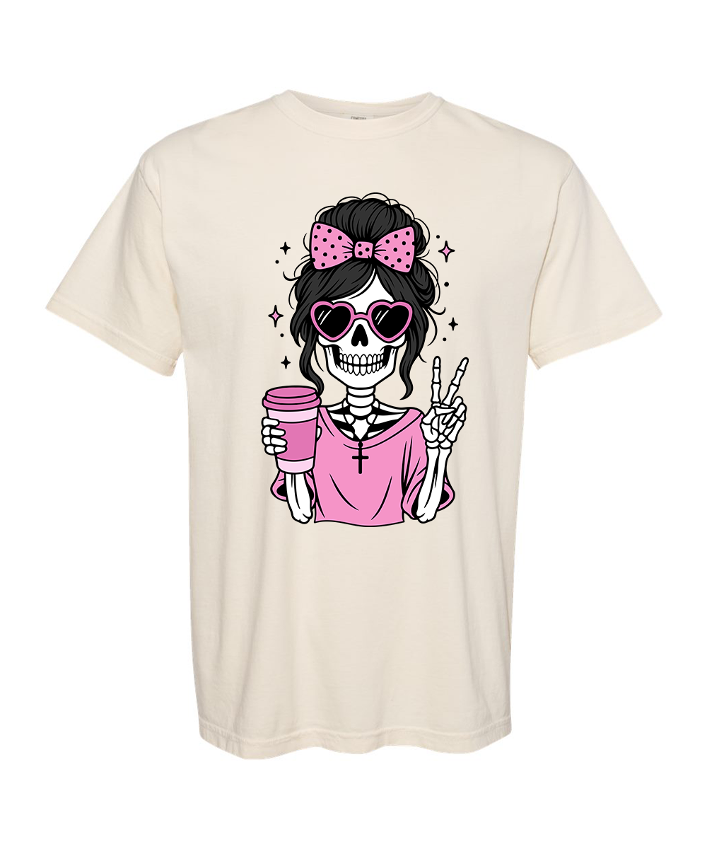 Unisex Skeleton Peace T-Shirt