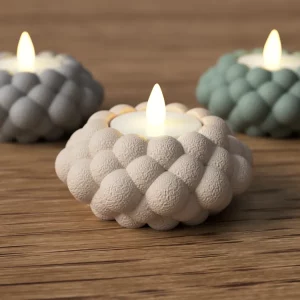 bubble-led-tealight-holder