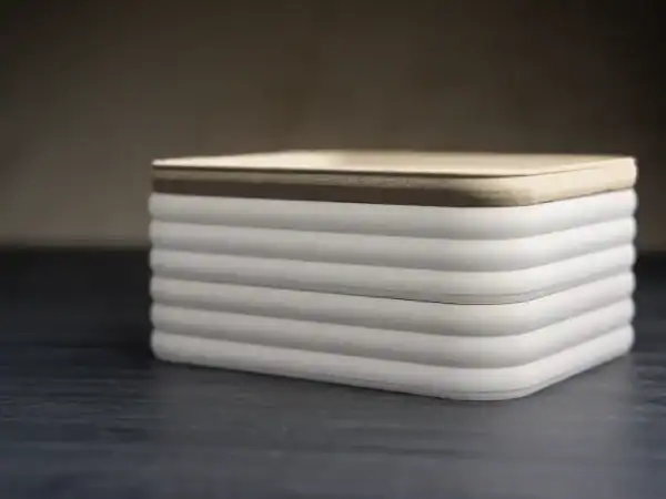 H3li0 Cloud Box XL magnetic stackable storage in beige